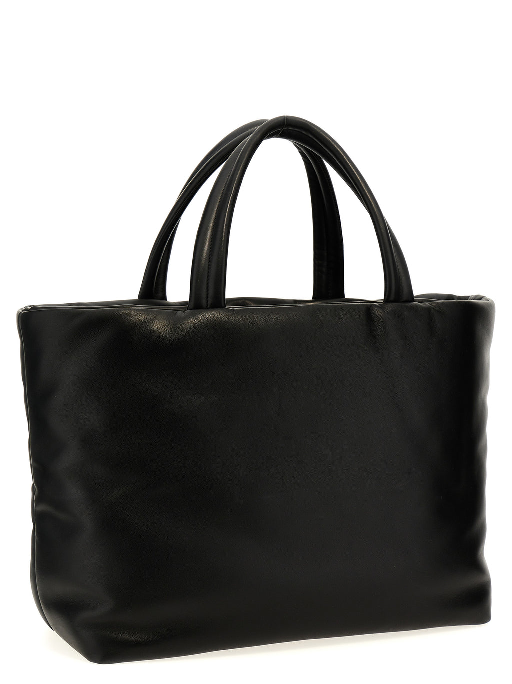 Black Leather Tote Bag