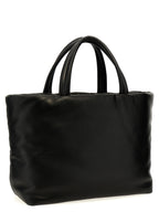 Black Leather Tote Bag