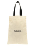 White and Black Tote Bag