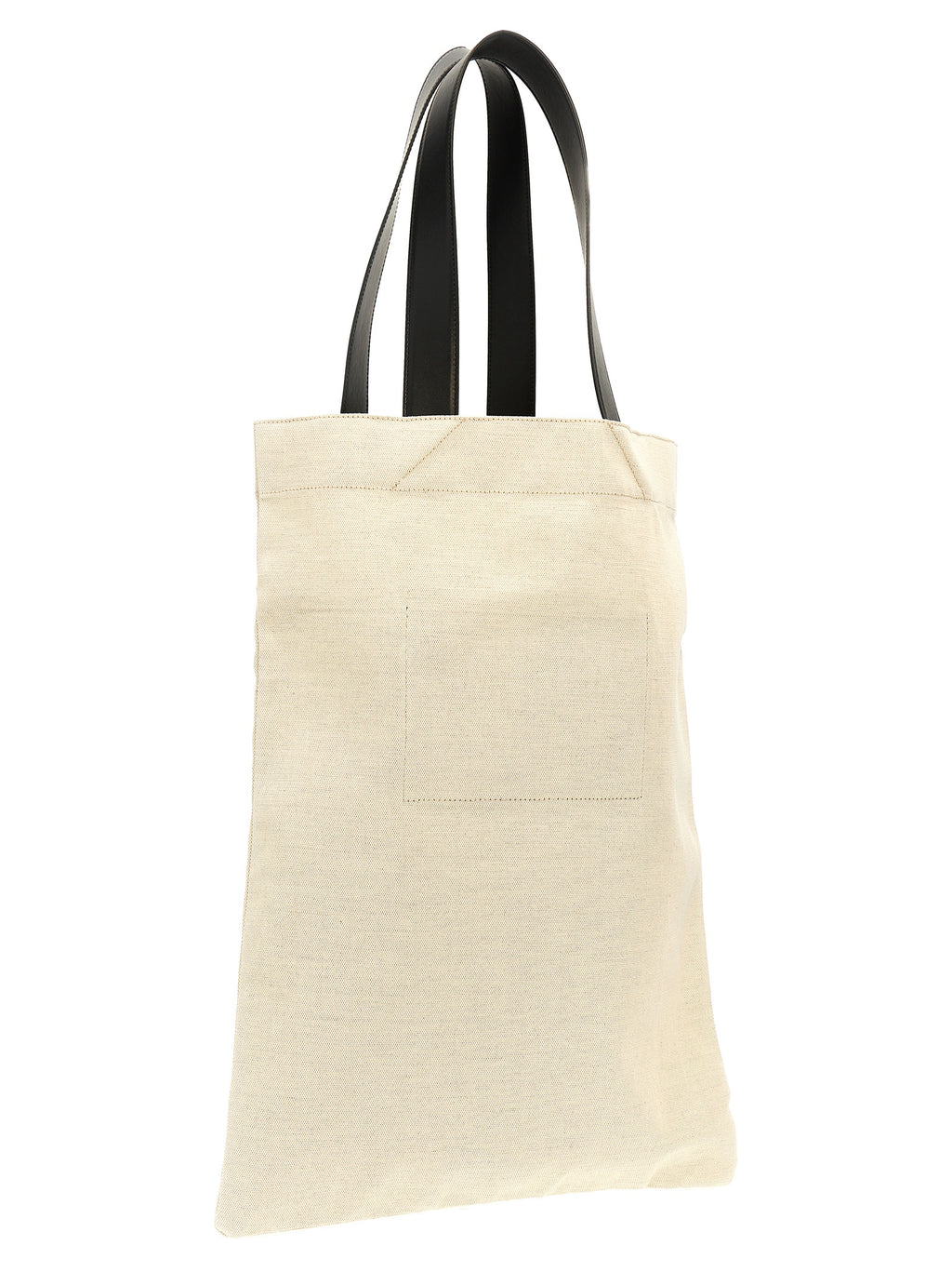 White and Black Tote Bag