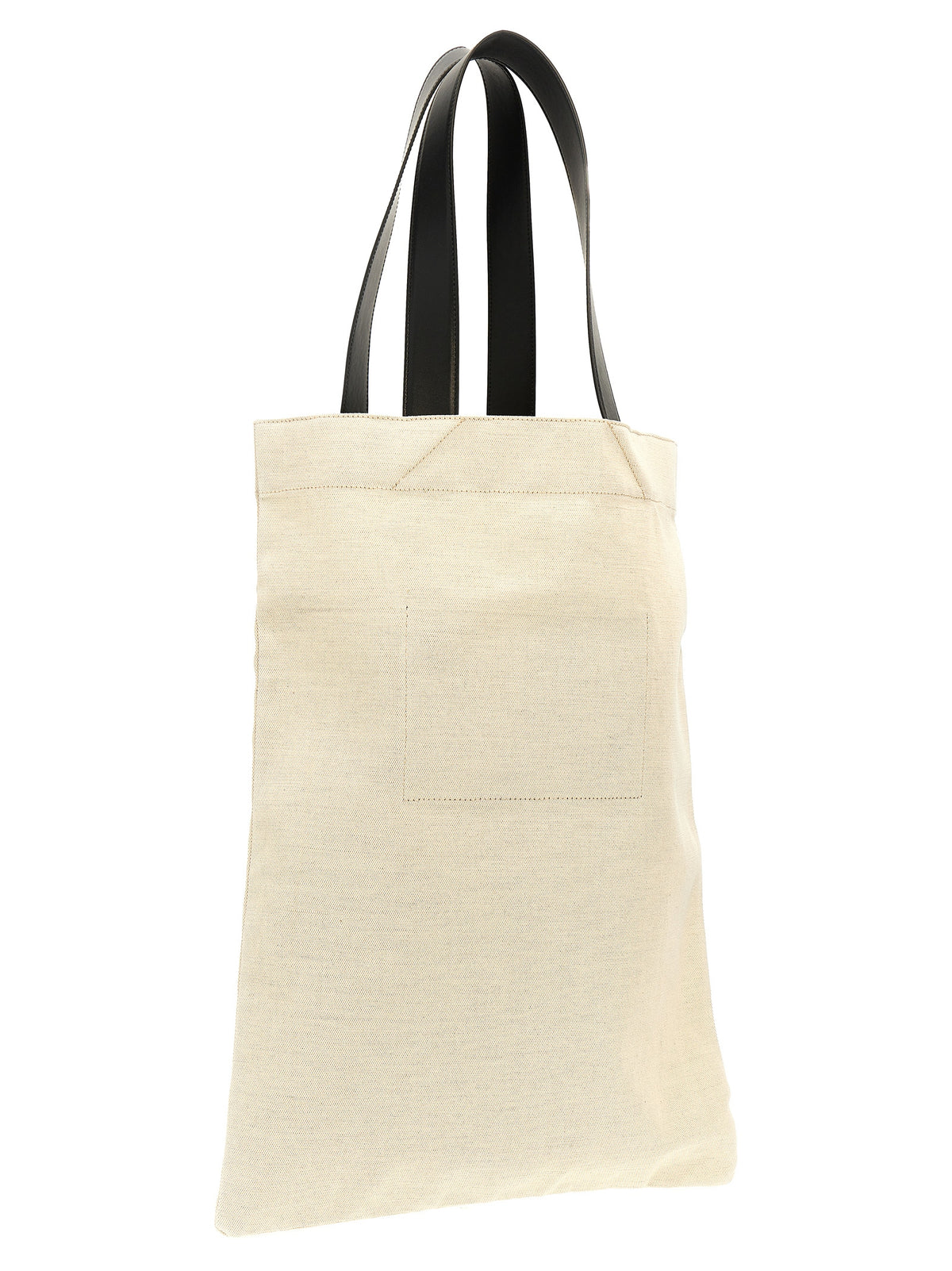 White and Black Tote Bag