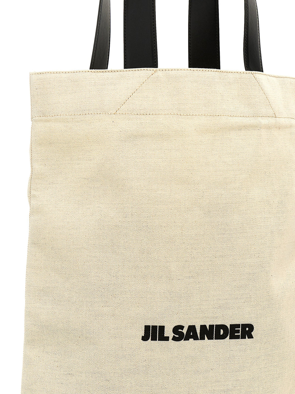 White and Black Tote Bag