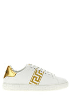 Gold Polyamide Sneakers