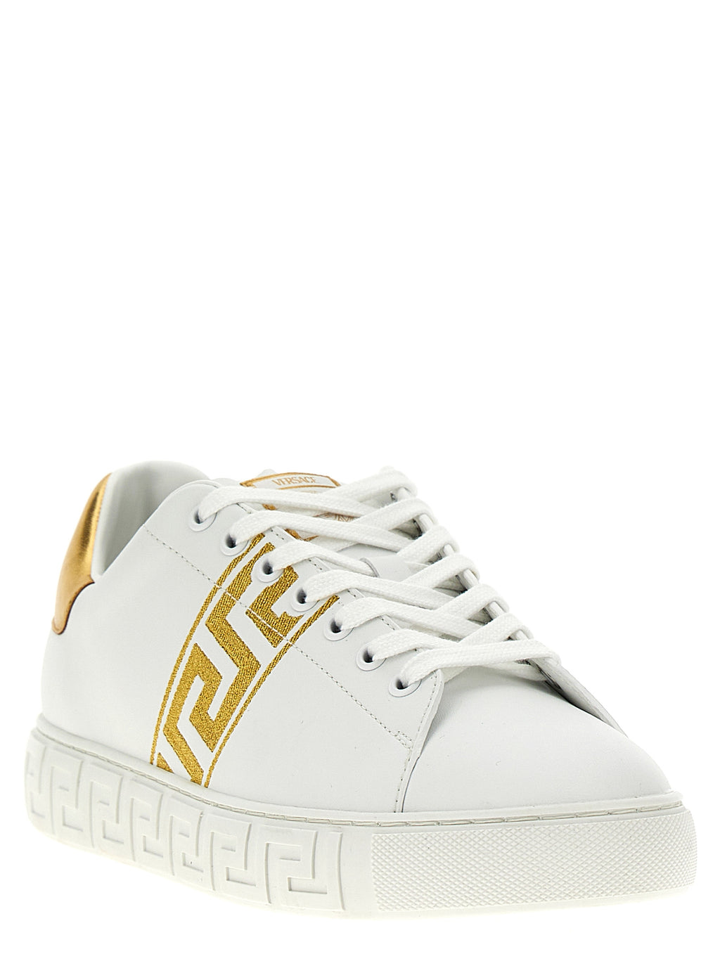 Gold Polyamide Sneakers