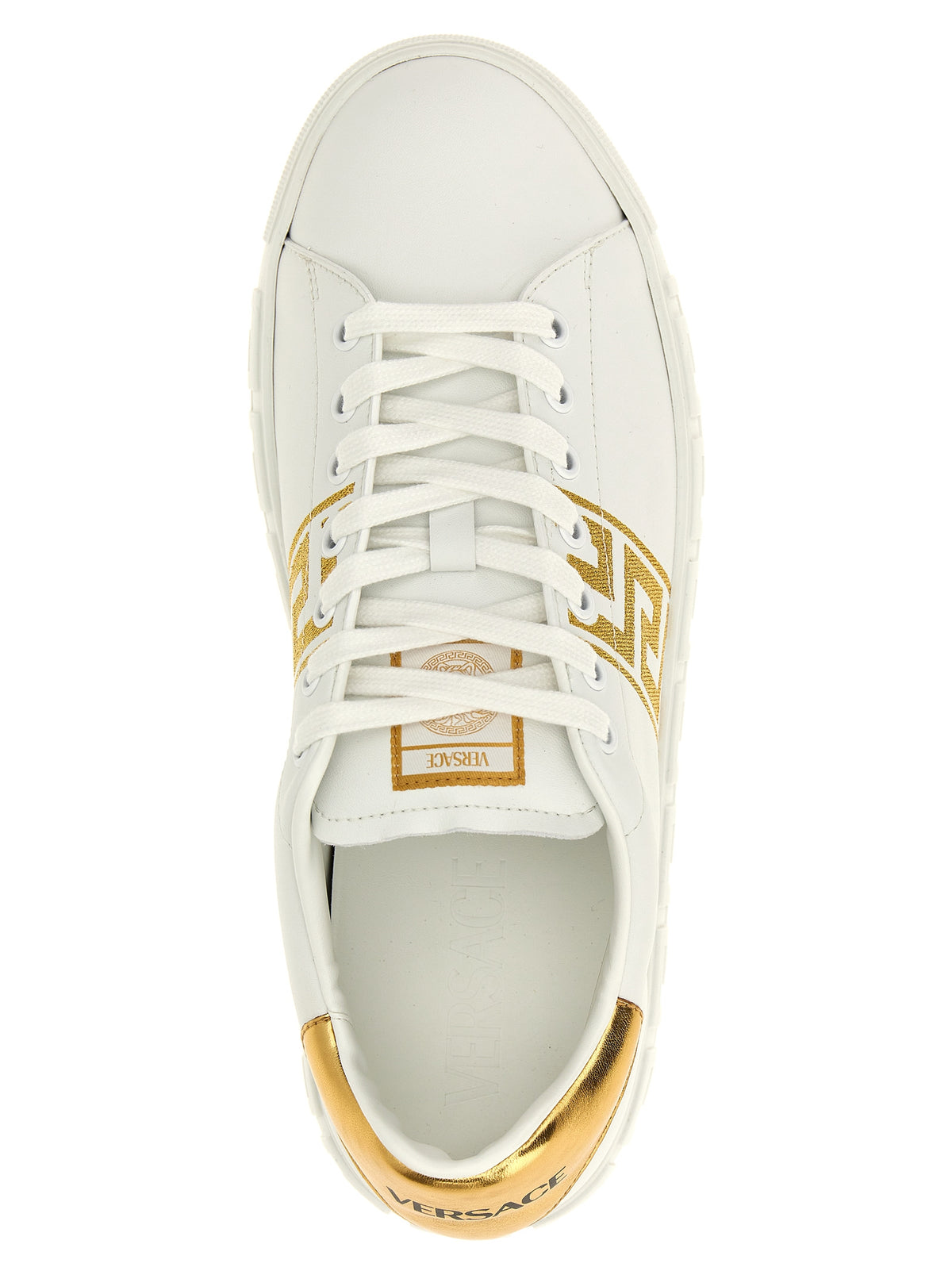 Gold Polyamide Sneakers