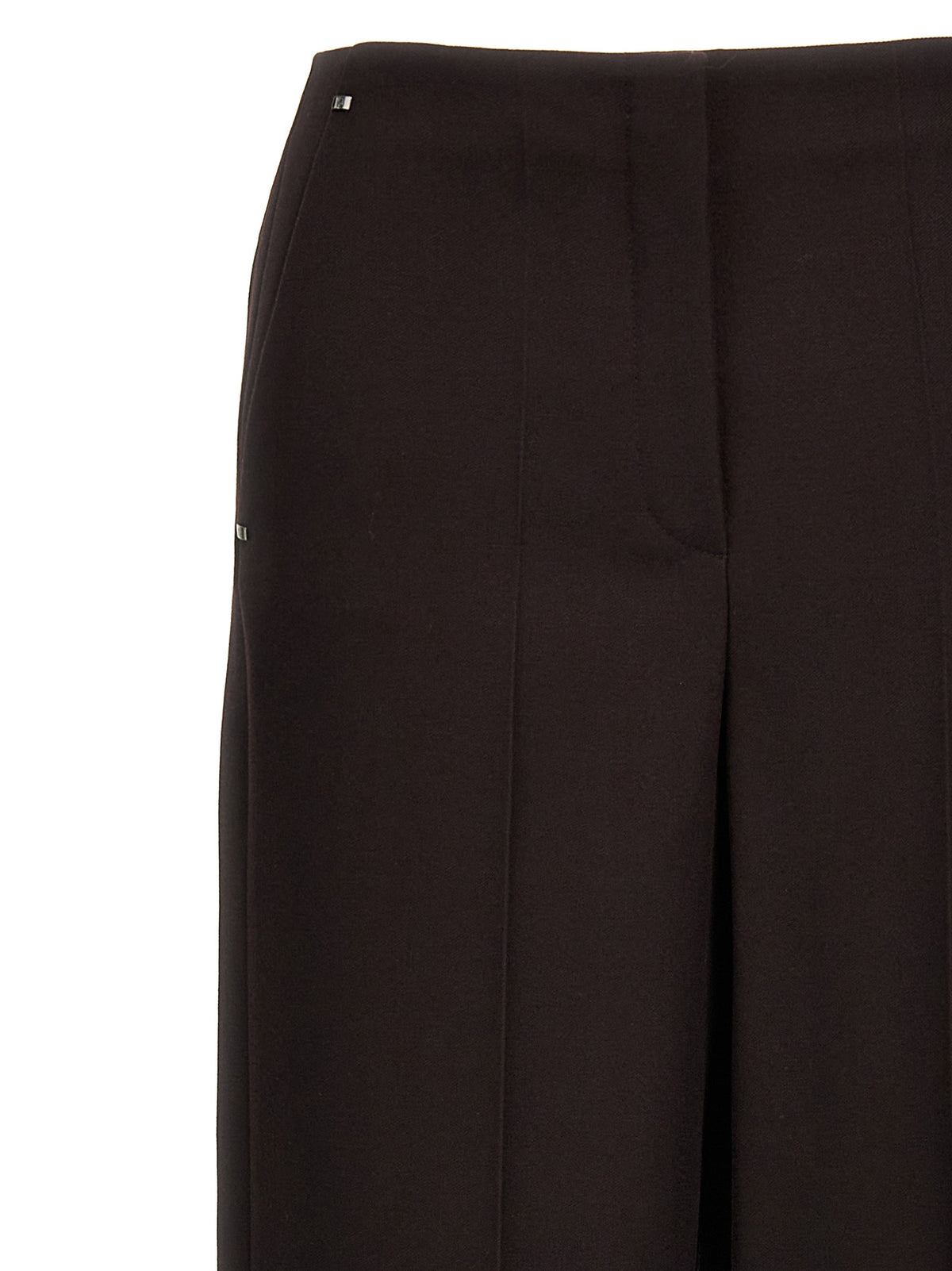 Purple Virgin Wool Trousers