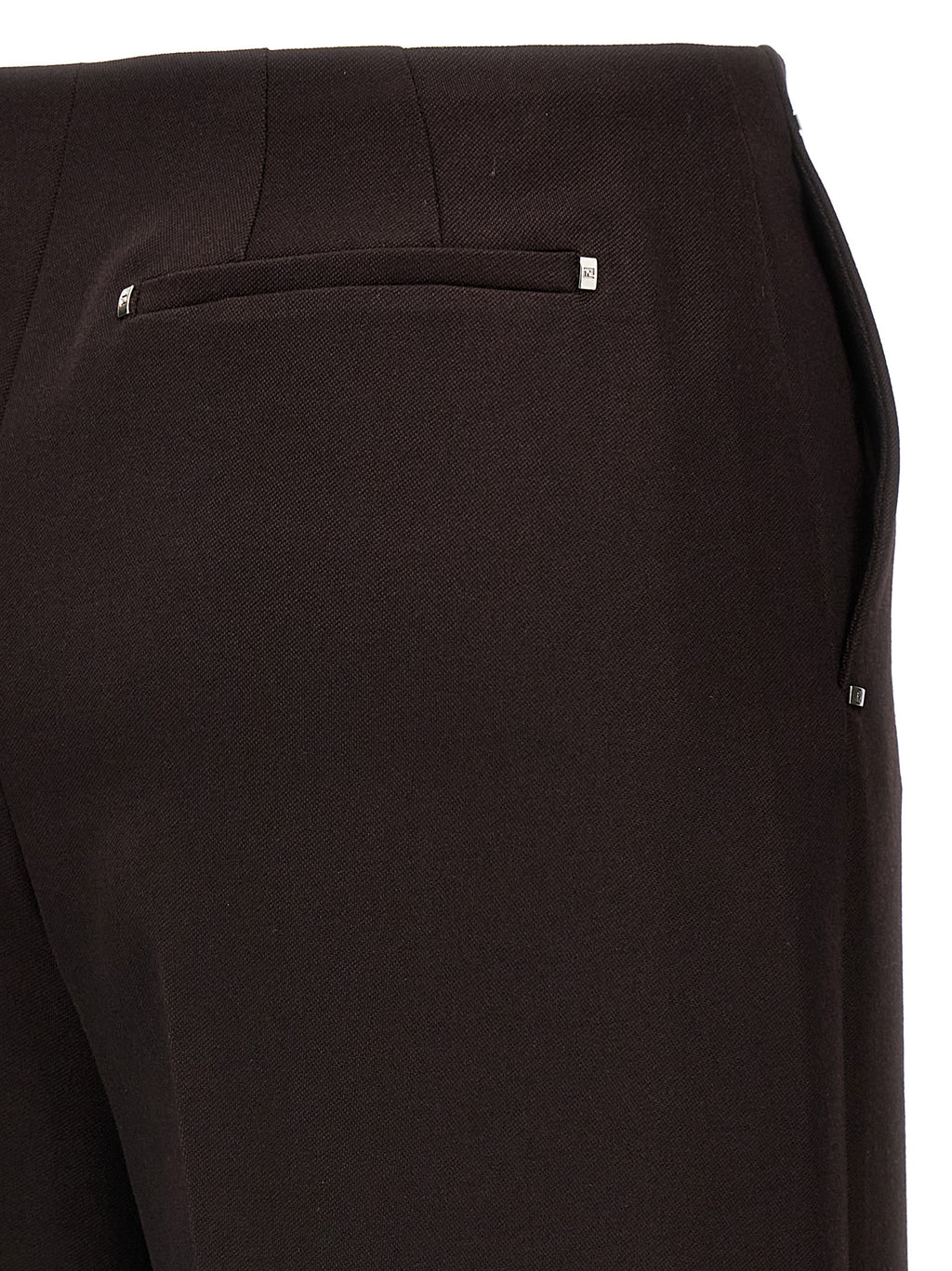 Purple Virgin Wool Trousers