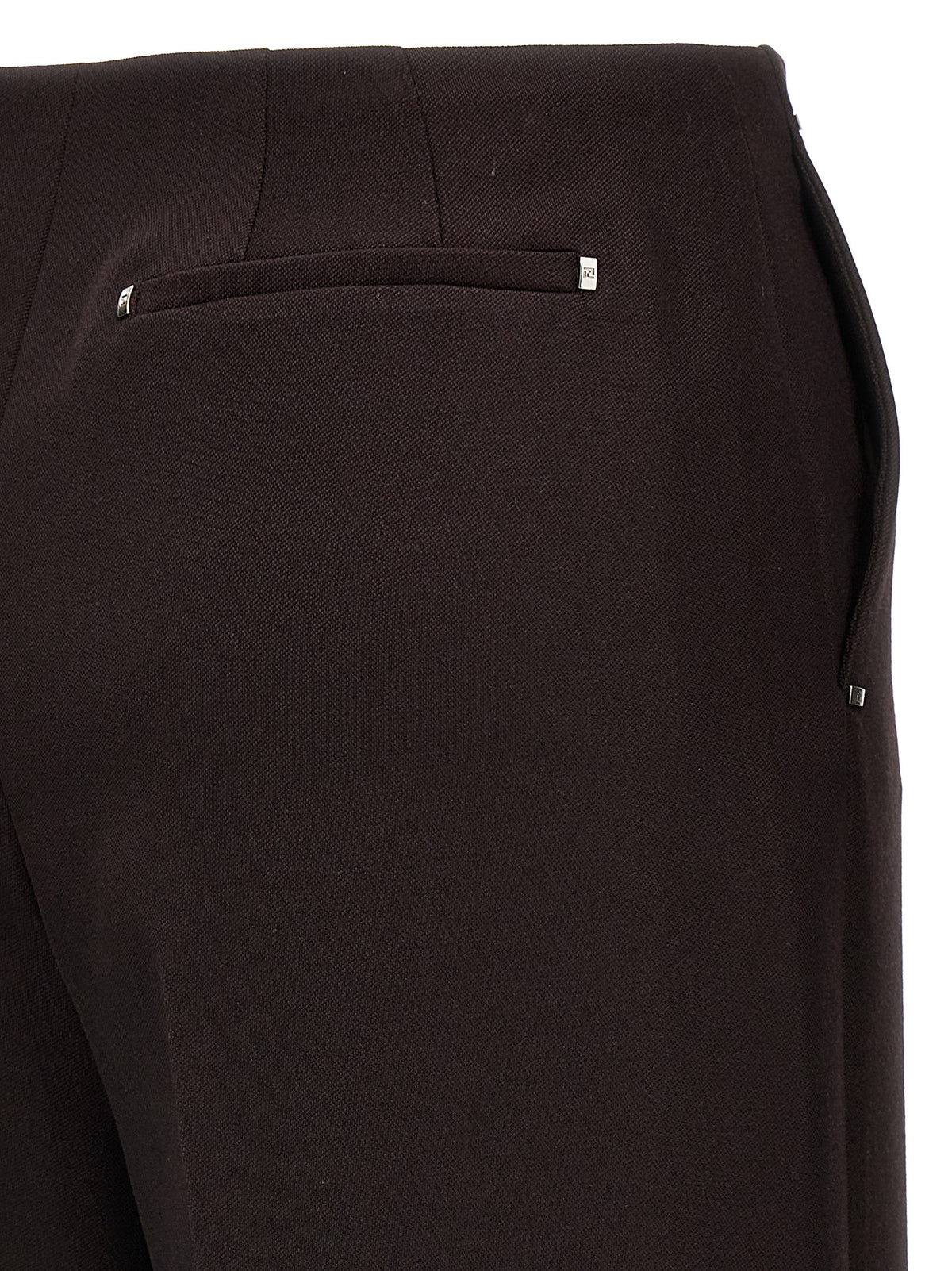 Purple Virgin Wool Trousers