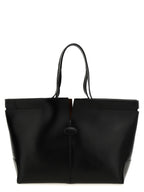 Black Suede Tote Bag