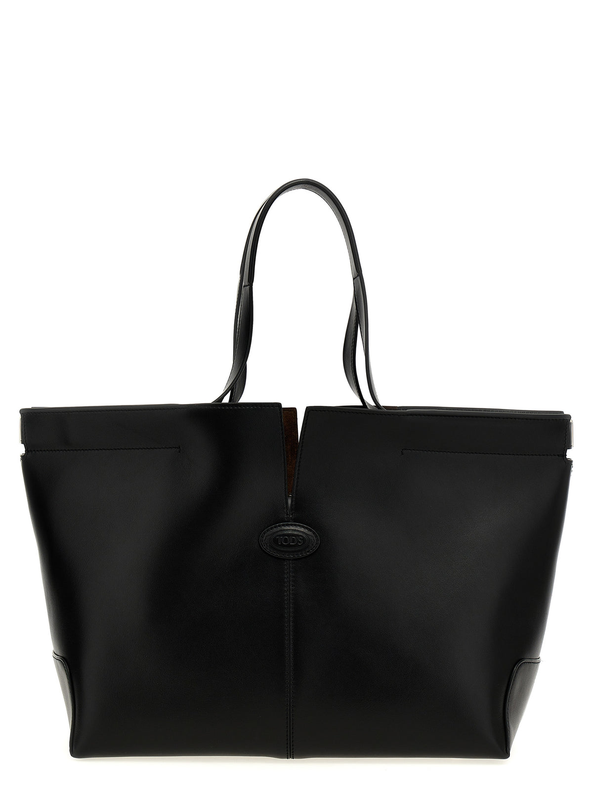 Black Suede Tote Bag