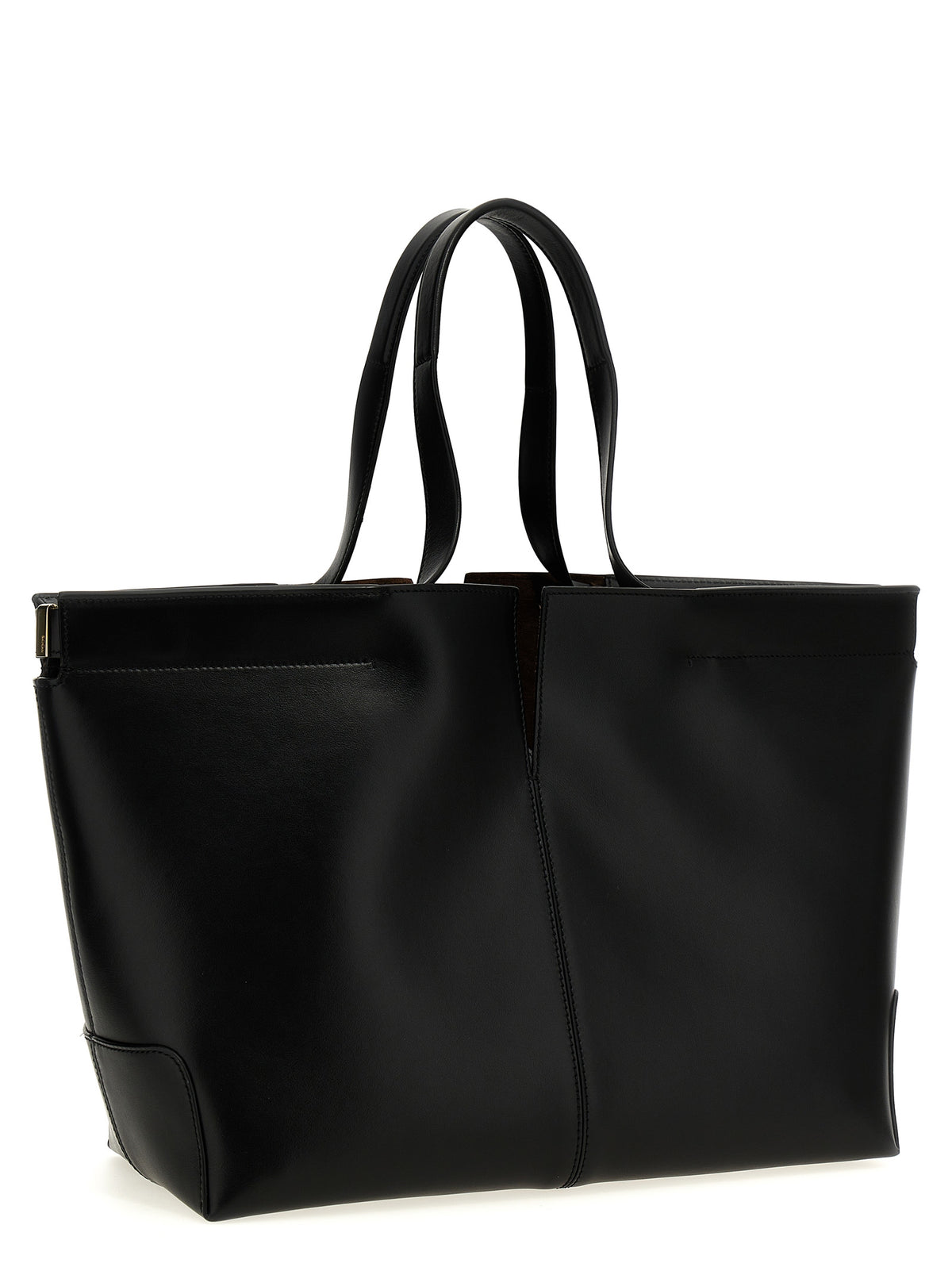 Black Suede Tote Bag