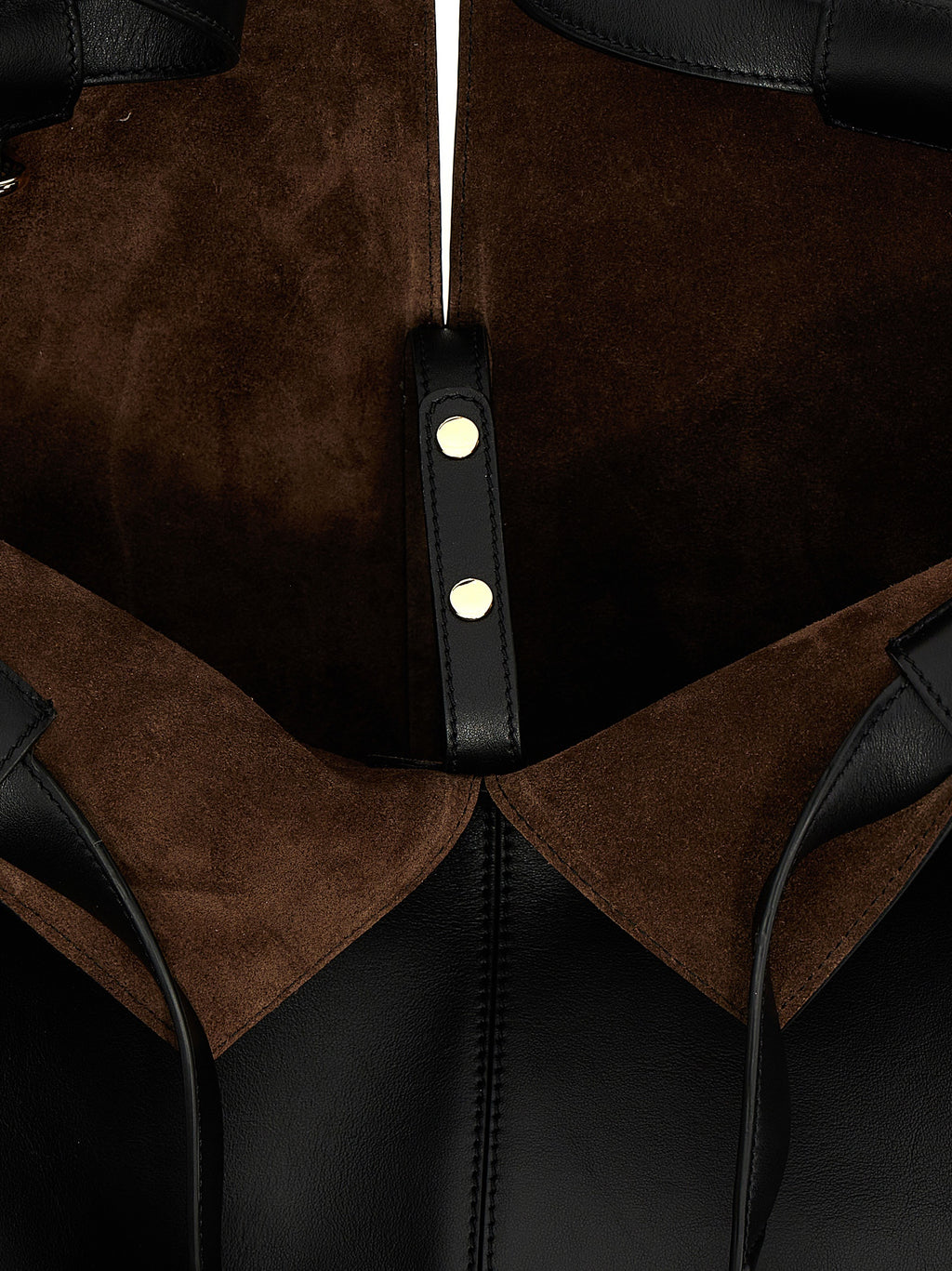 Black Suede Tote Bag