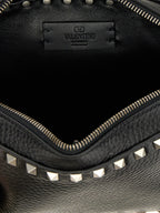Black Leather Crossbody Bag