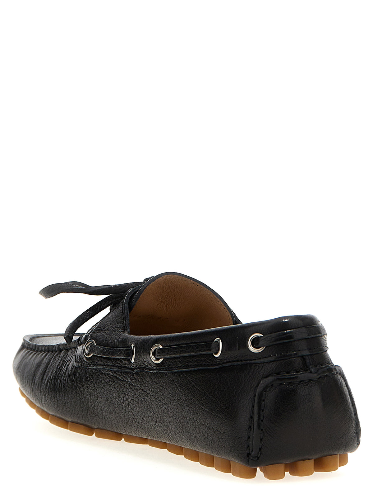 Black Leather Loafers