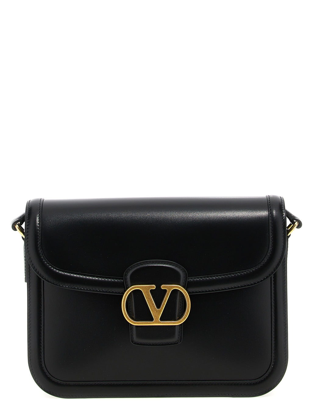 Black Leather Shoulder Bag