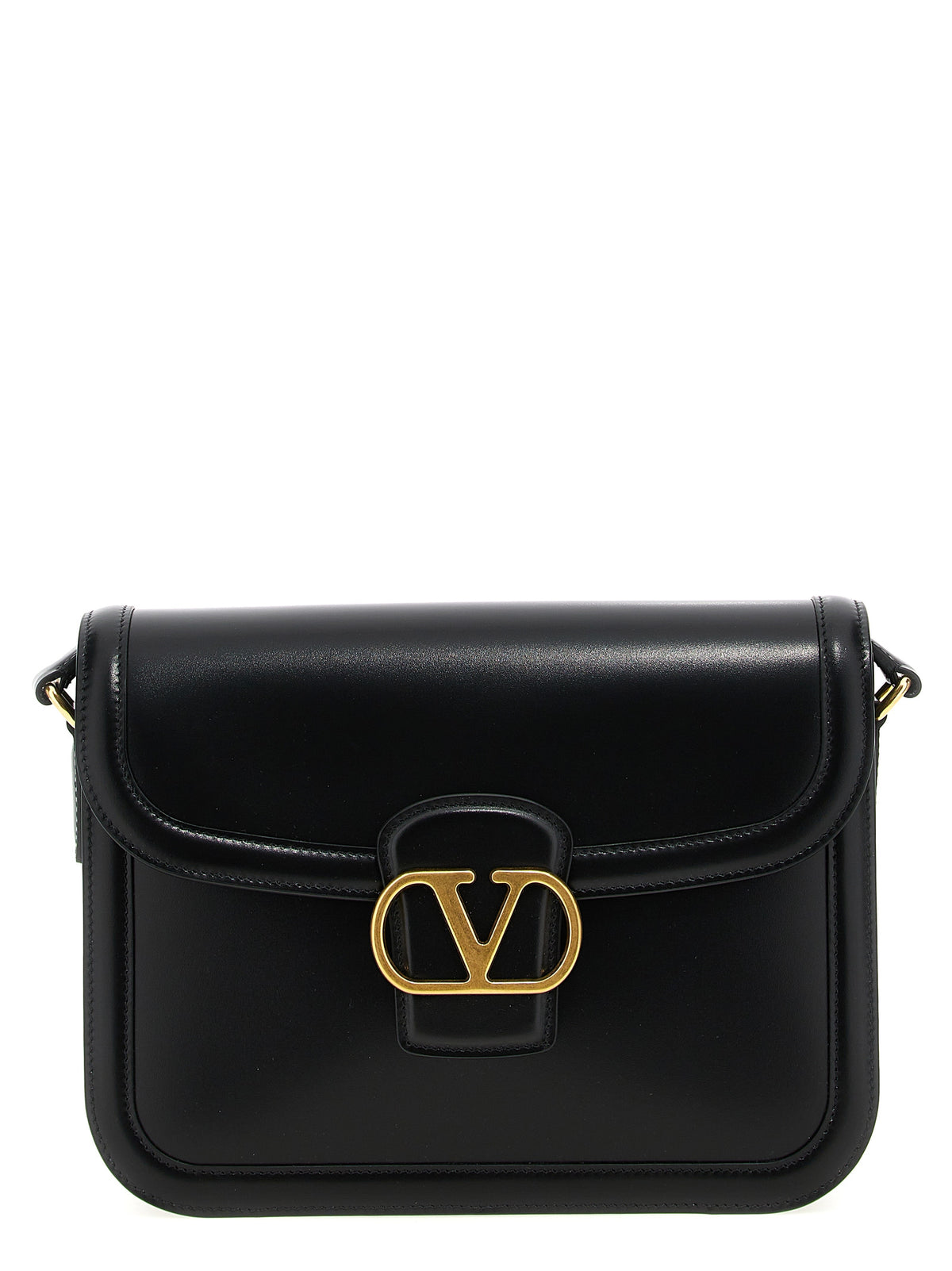 Black Leather Shoulder Bag