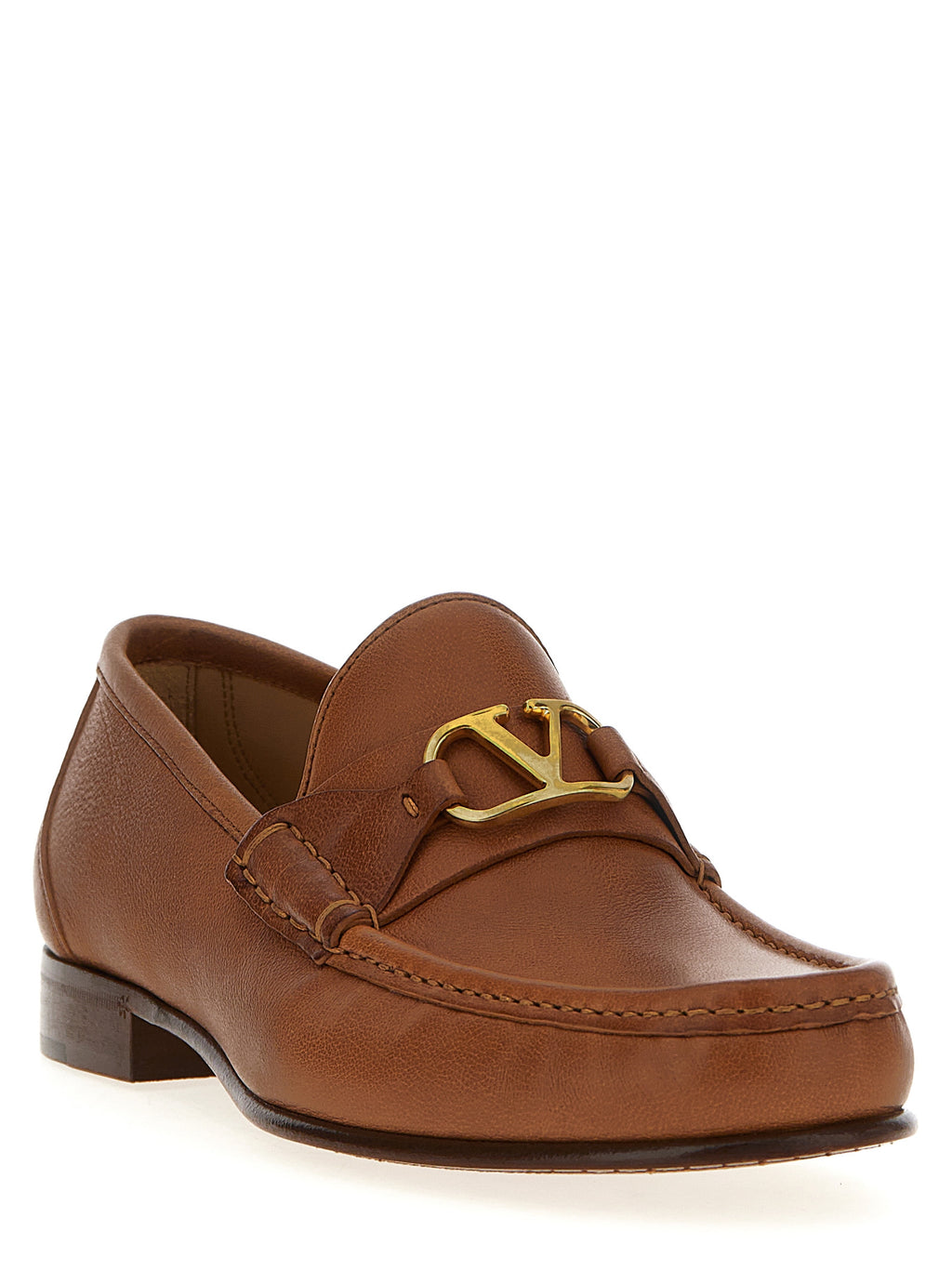 Brown Leather Loafers