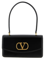 Black Leather Shoulder Bag