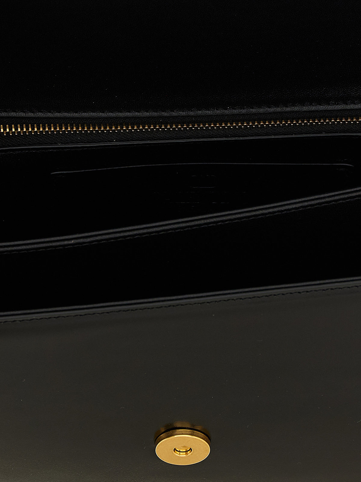 Black Leather Shoulder Bag