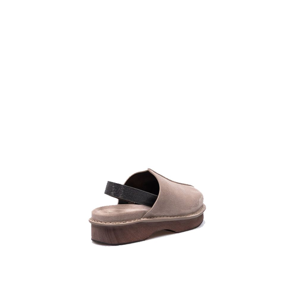 Leather Mules – Brown