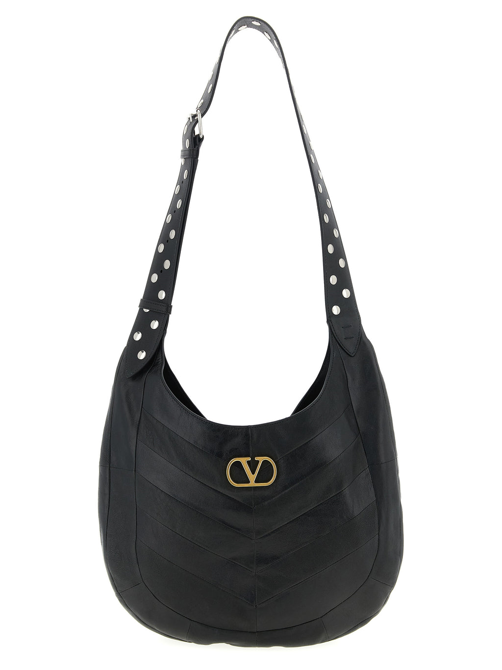 Black Leather Shoulder Bag