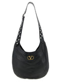 Black Leather Shoulder Bag
