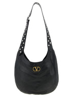 Black Leather Shoulder Bag