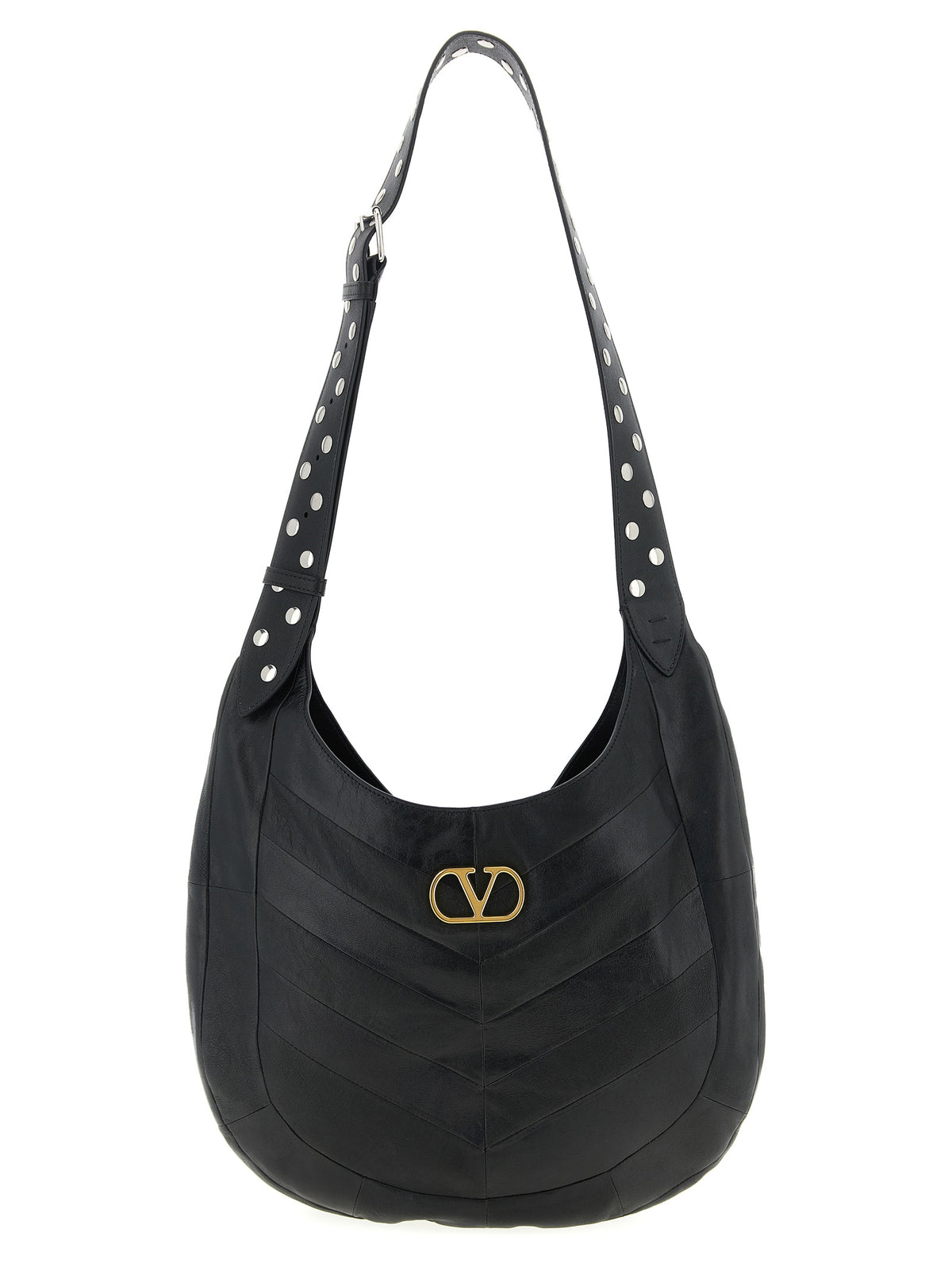 Black Leather Shoulder Bag