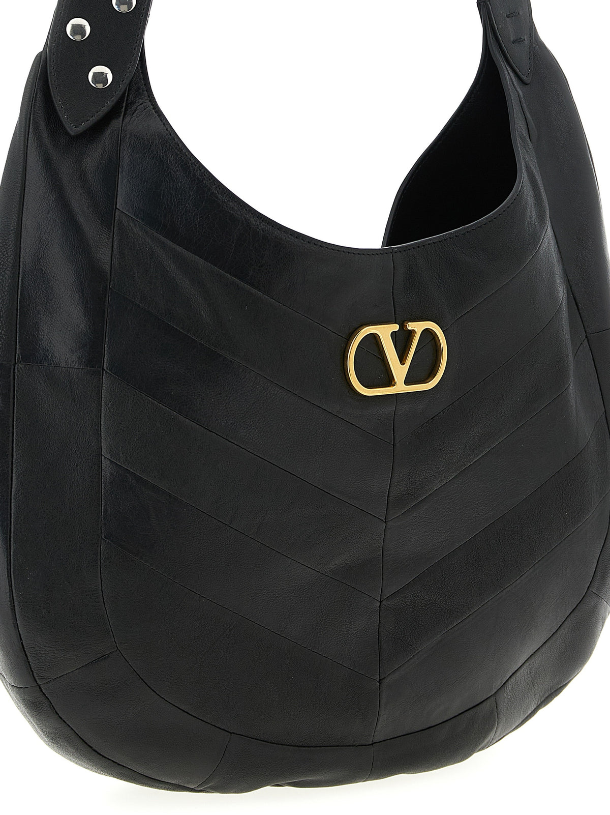 Black Leather Shoulder Bag