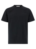 White and Black Cotton T-Shirt