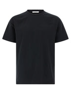 White and Black Cotton T-Shirt