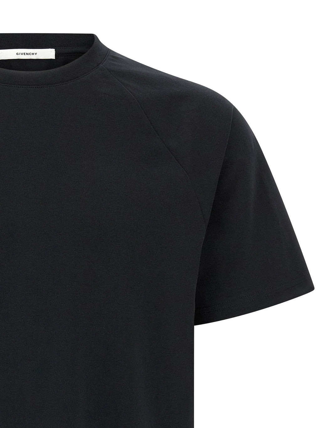 White and Black Cotton T-Shirt