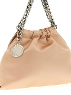Pink Polyester Crossbody Bag
