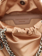 Pink Polyester Crossbody Bag