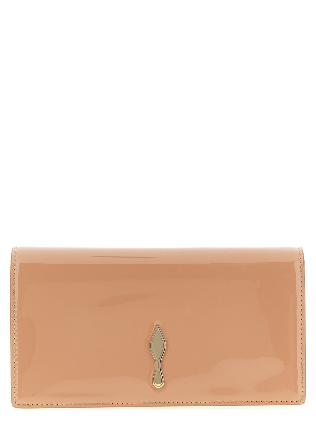 Pink Leather Clutch Bag