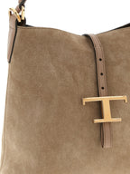 Beige Leather Handbag