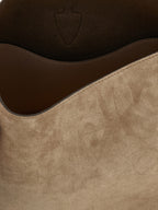 Beige Leather Handbag