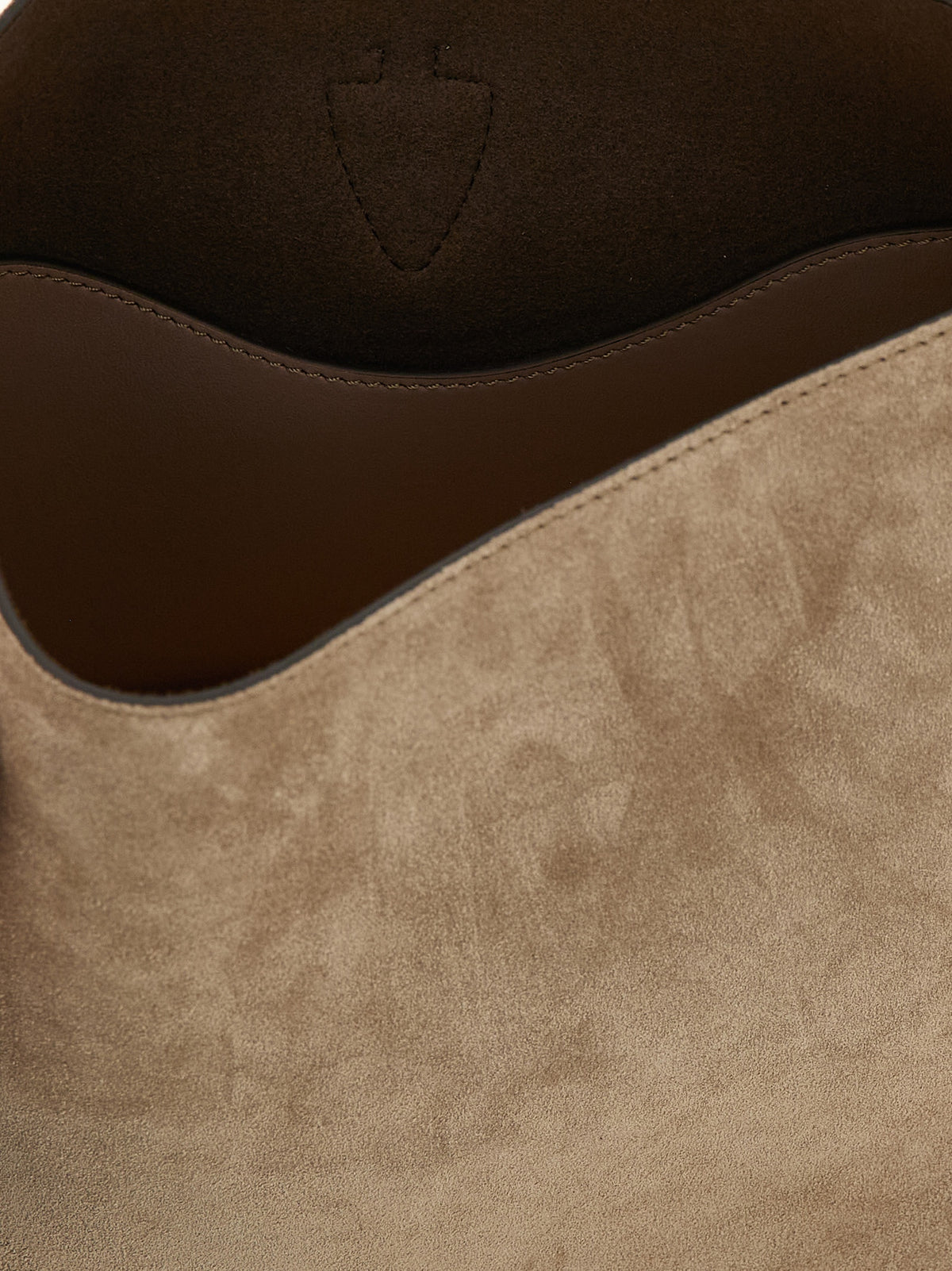 Beige Leather Handbag