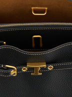 Black Leather Handbag