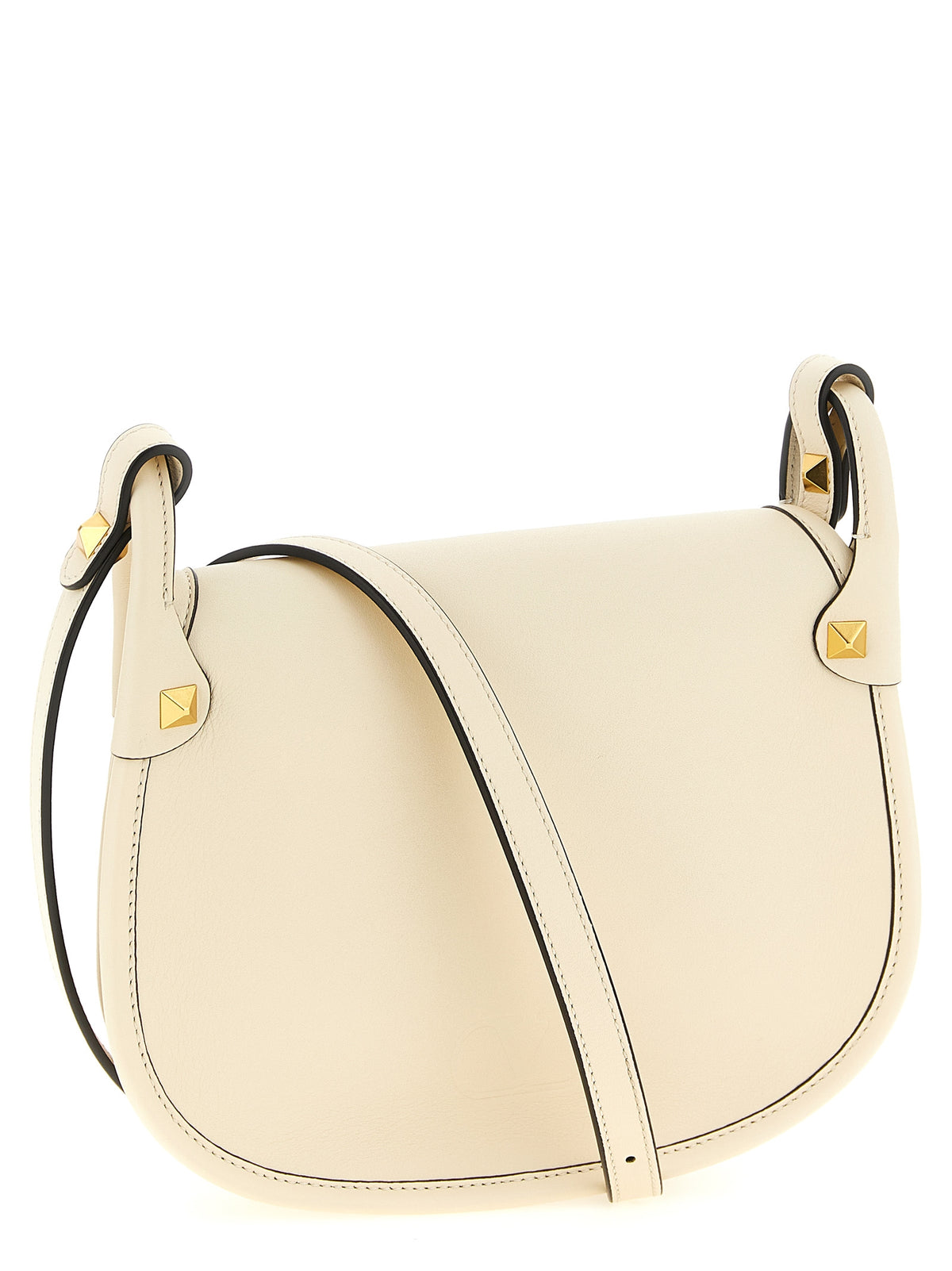 White Leather Shoulder Bag
