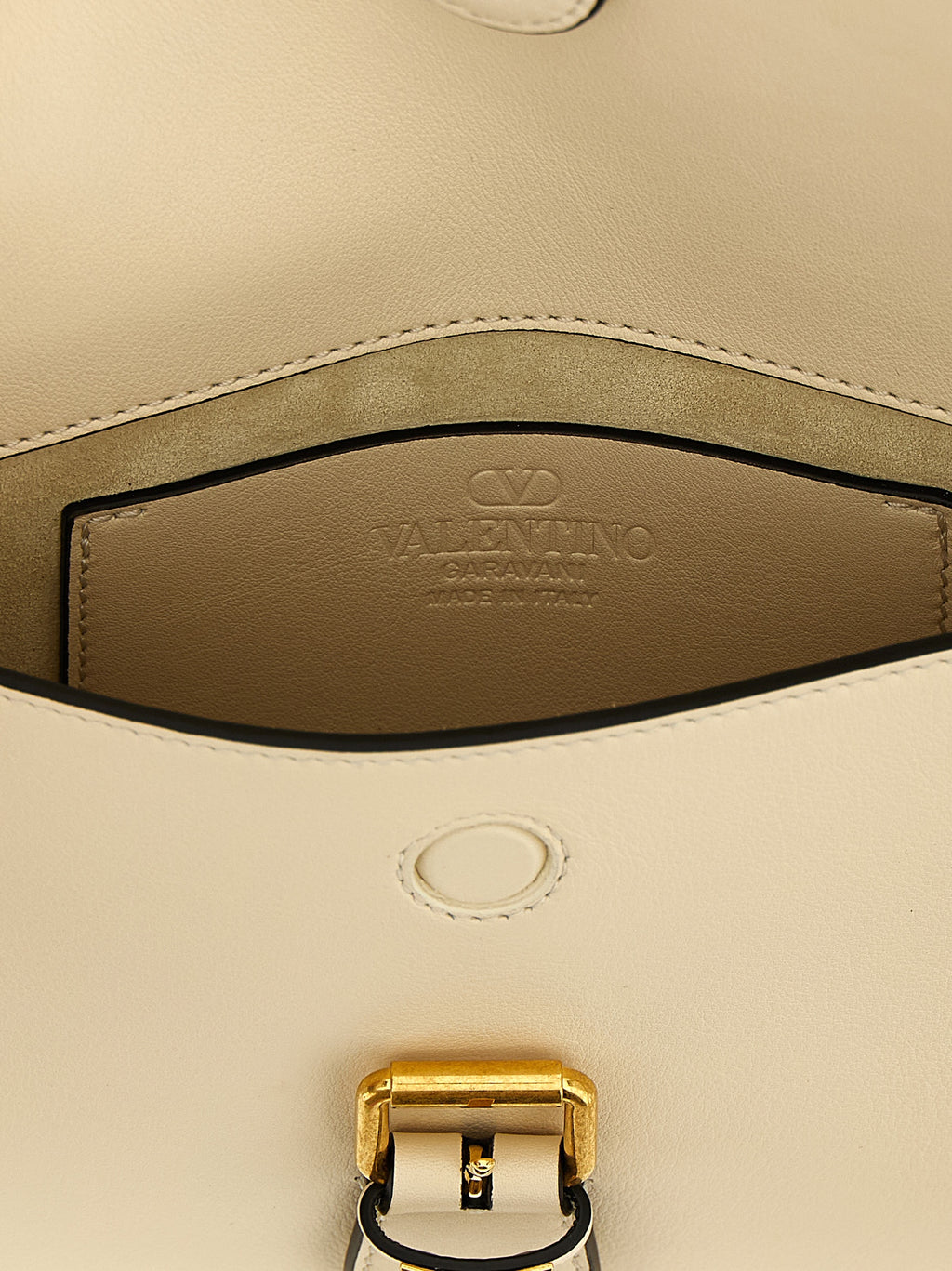 White Leather Shoulder Bag