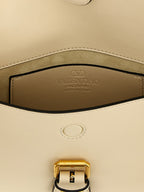 White Leather Shoulder Bag
