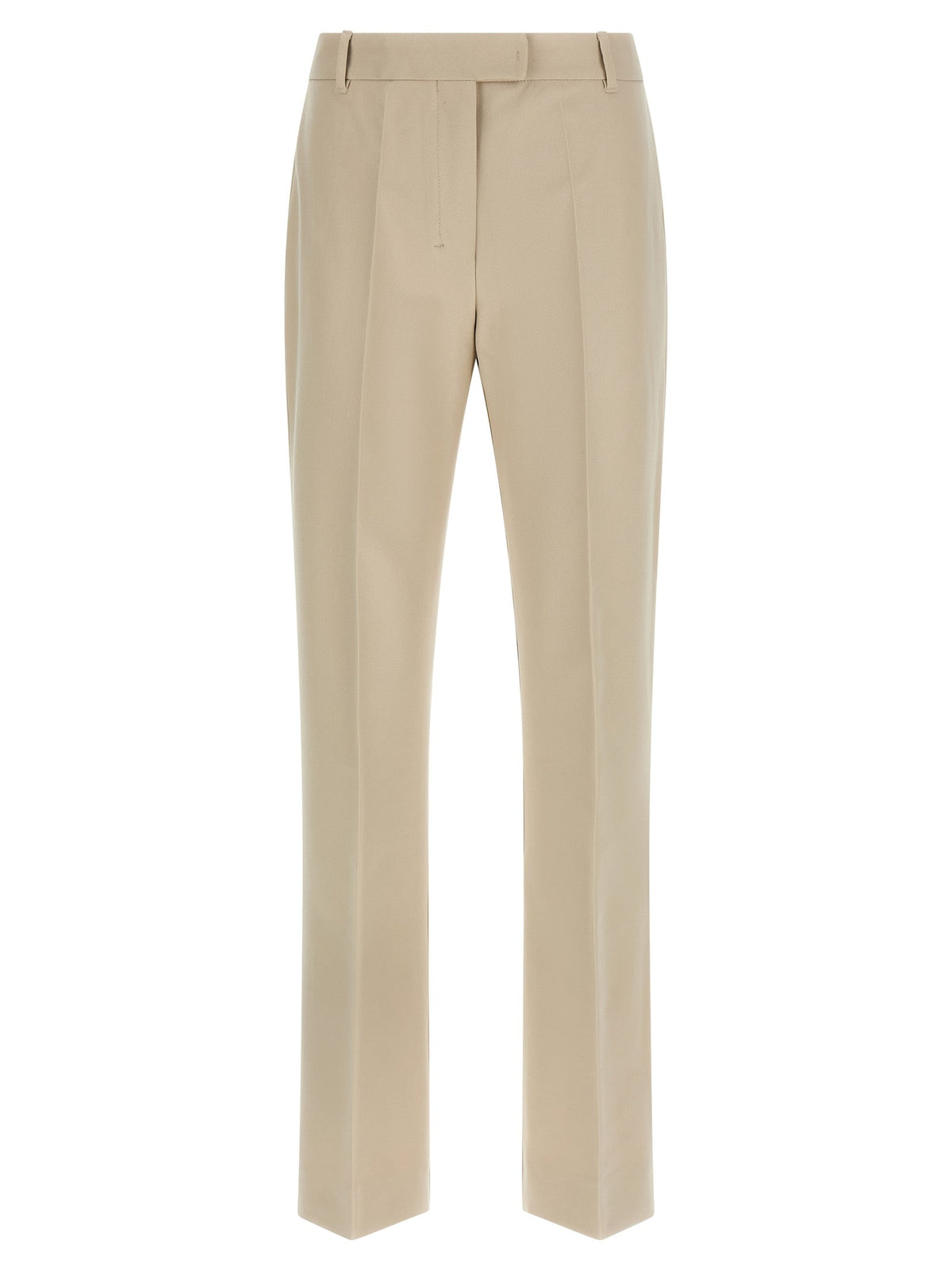 Beige Cotton Trousers