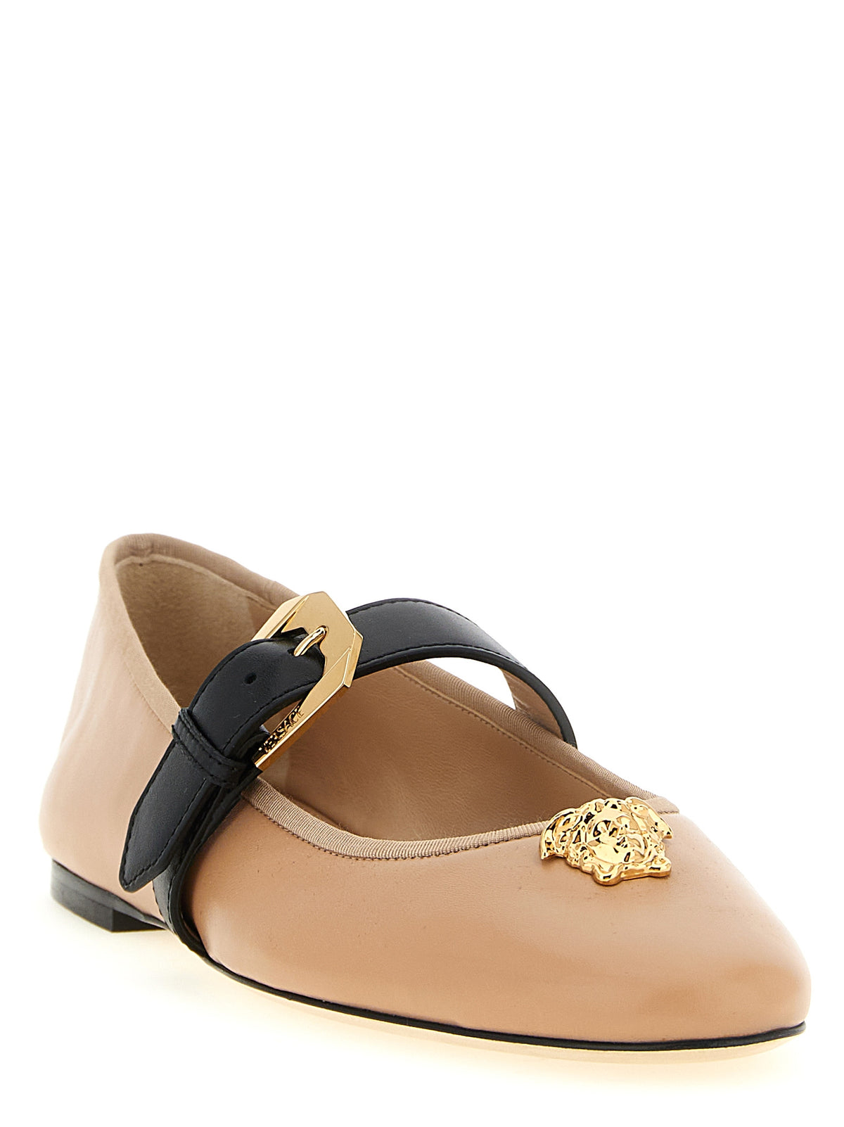 Pink Leather Ballet Flats
