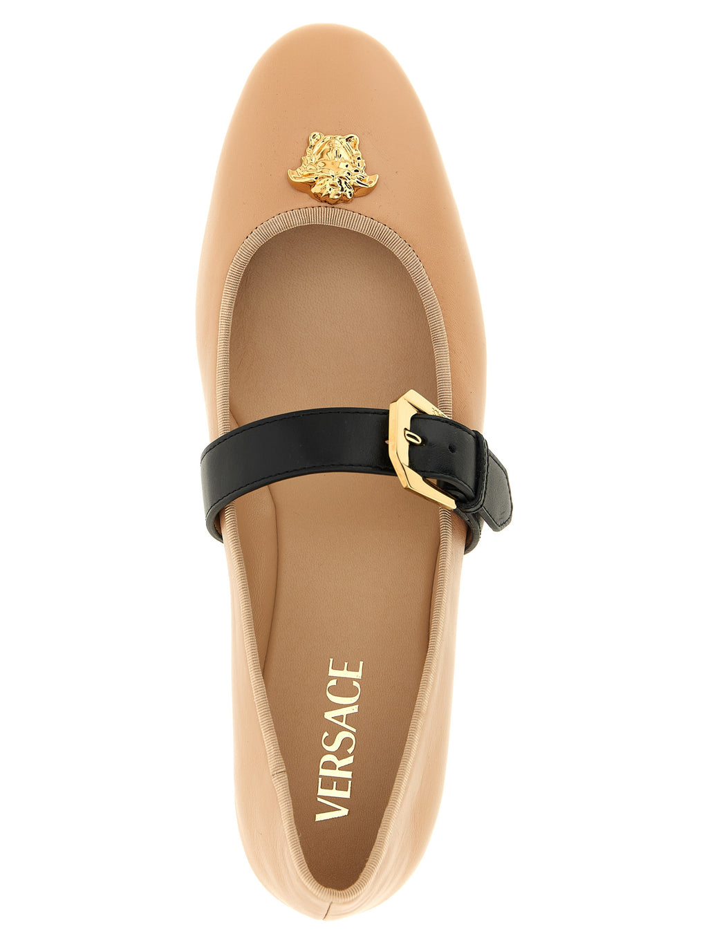 Pink Leather Ballet Flats