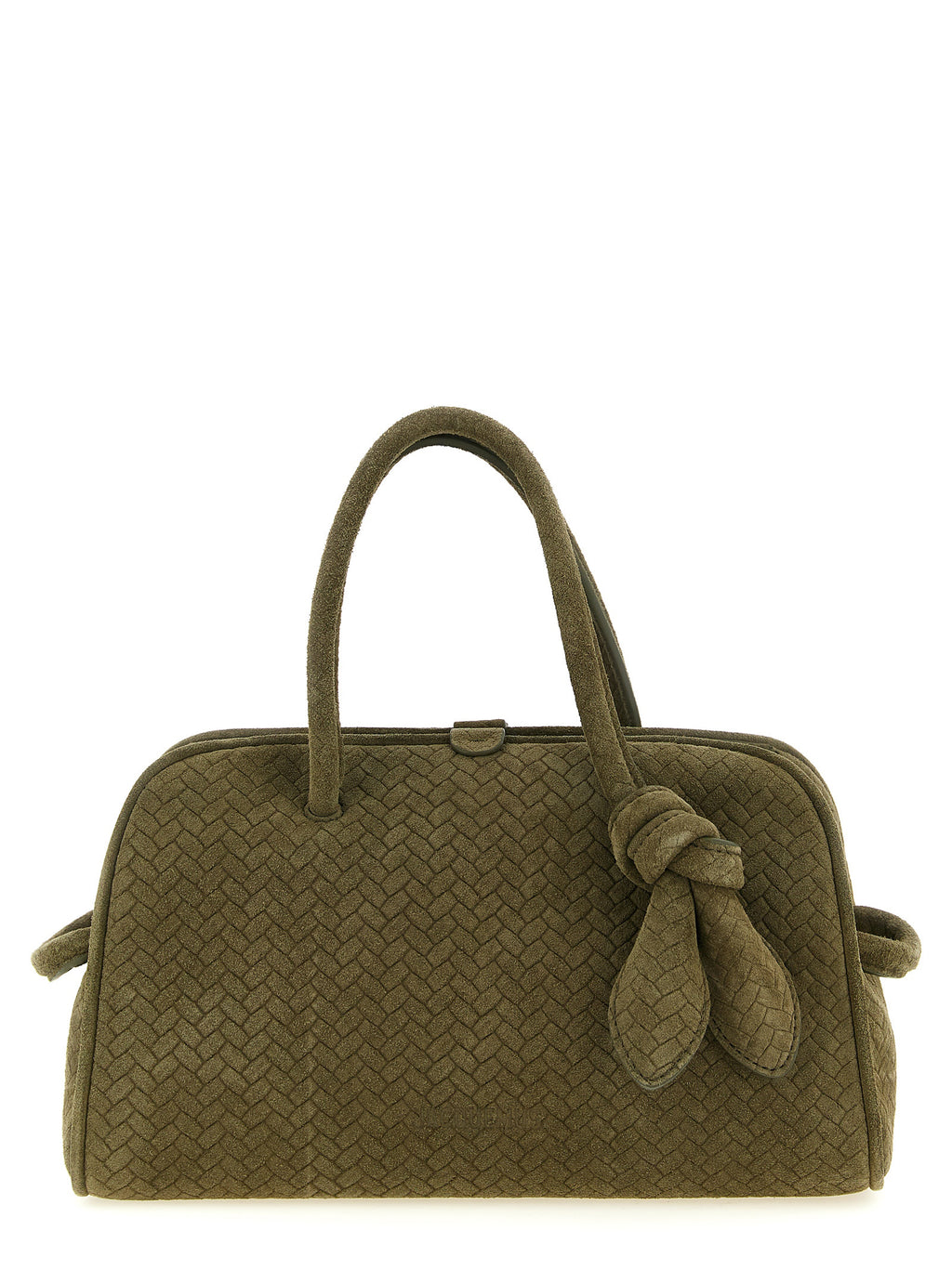 Green Suede Handbag