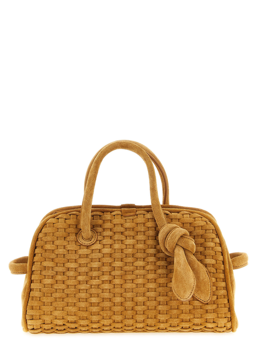 Beige Suede Handbag