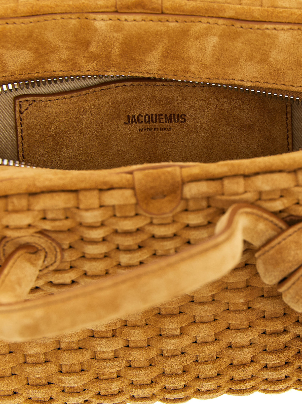 Beige Suede Handbag