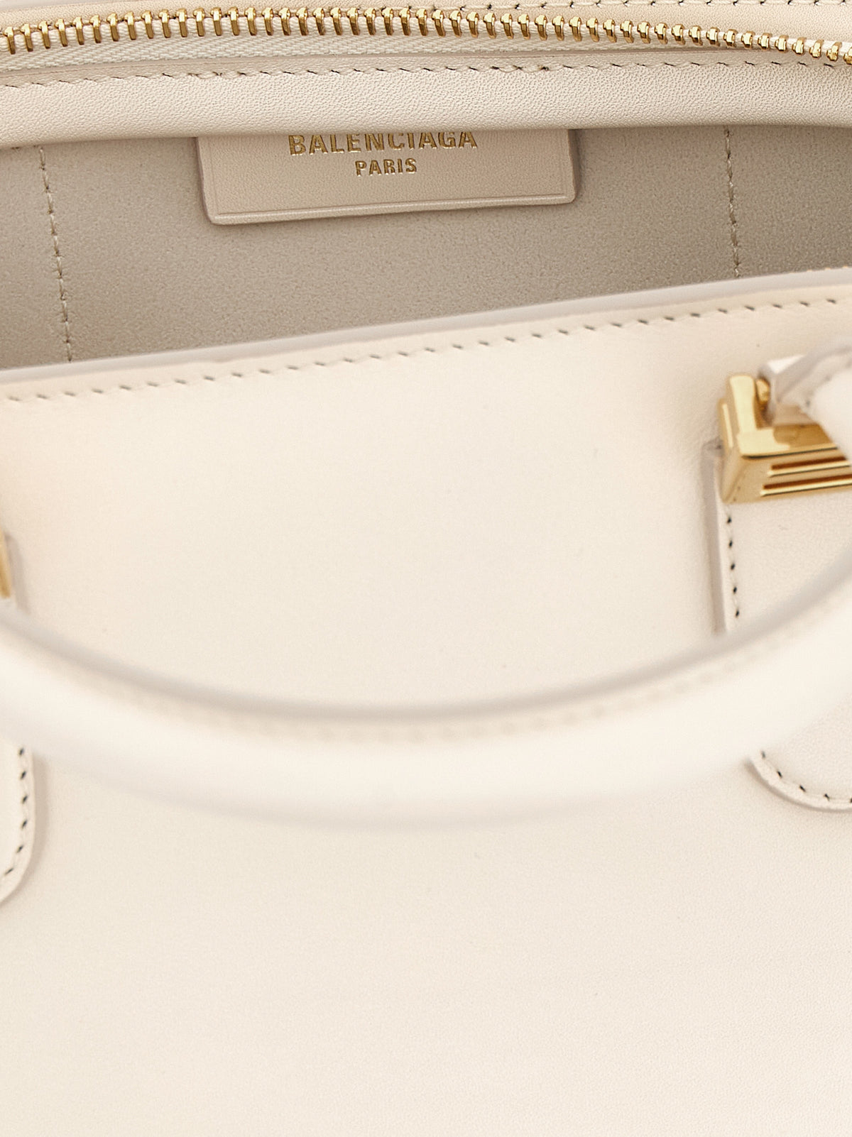White Leather Handbag