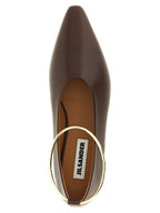 Brown Leather Ballet Flats